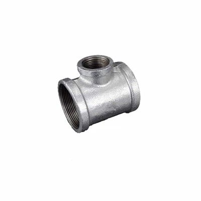 Service-T-Stück aus verzinktem Temperguss